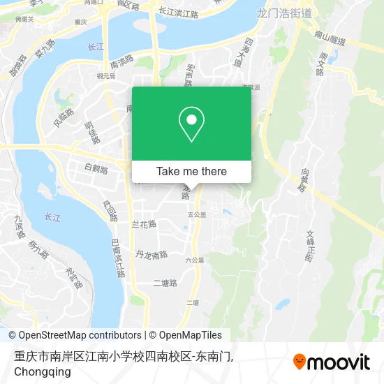 重庆市南岸区江南小学校四南校区-东南门 map