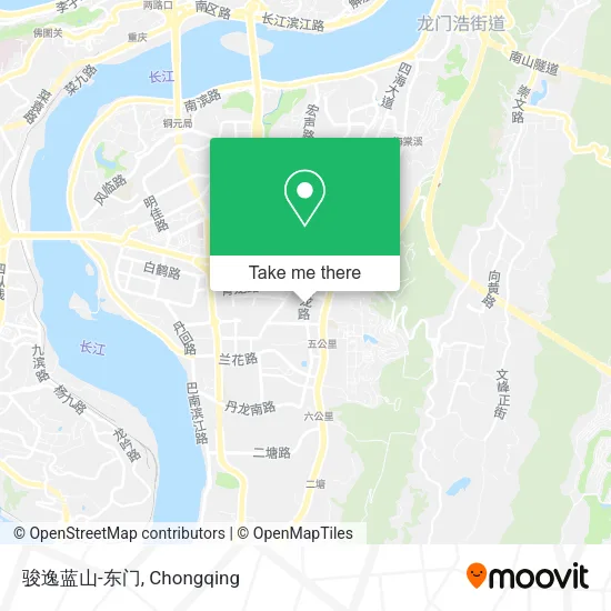 骏逸蓝山-东门 map