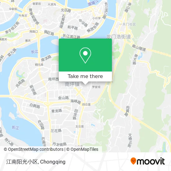 江南阳光小区 map