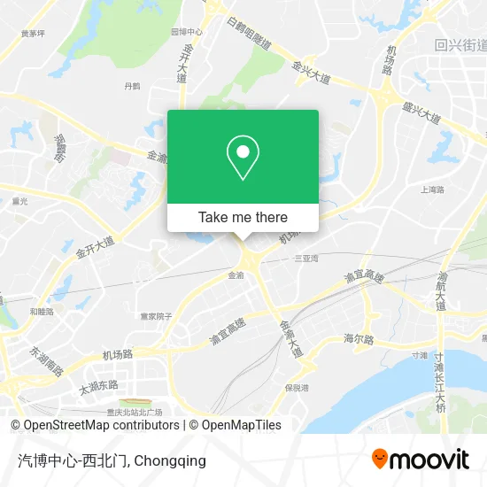 汽博中心-西北门 map