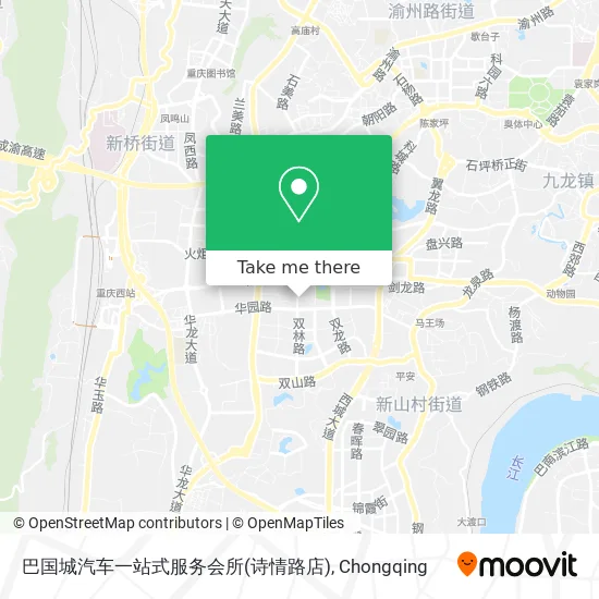 巴国城汽车一站式服务会所(诗情路店) map
