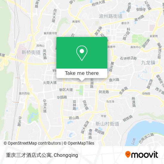 重庆三才酒店式公寓 map