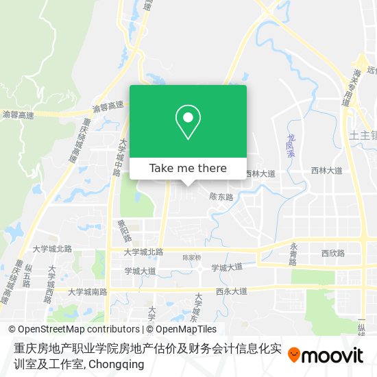 重庆房地产职业学院房地产估价及财务会计信息化实训室及工作室 map