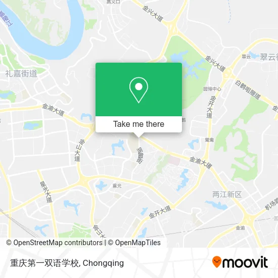 重庆第一双语学校 map