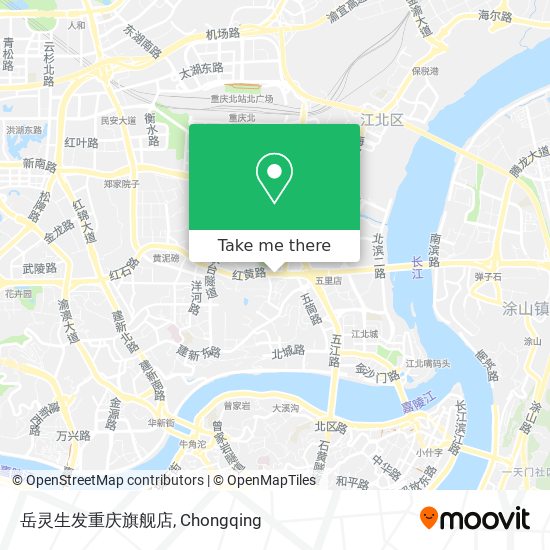 岳灵生发重庆旗舰店 map