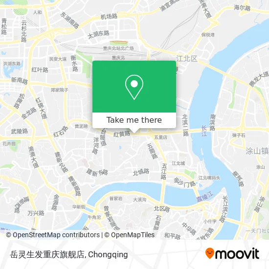 岳灵生发重庆旗舰店 map