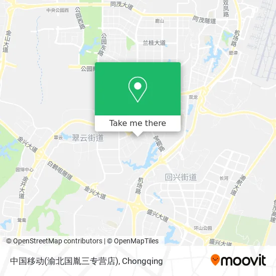 中国移动(渝北国胤三专营店) map