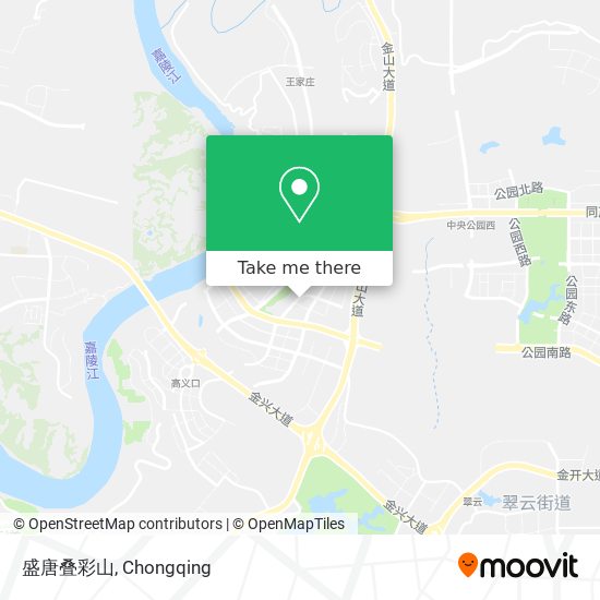 盛唐叠彩山 map