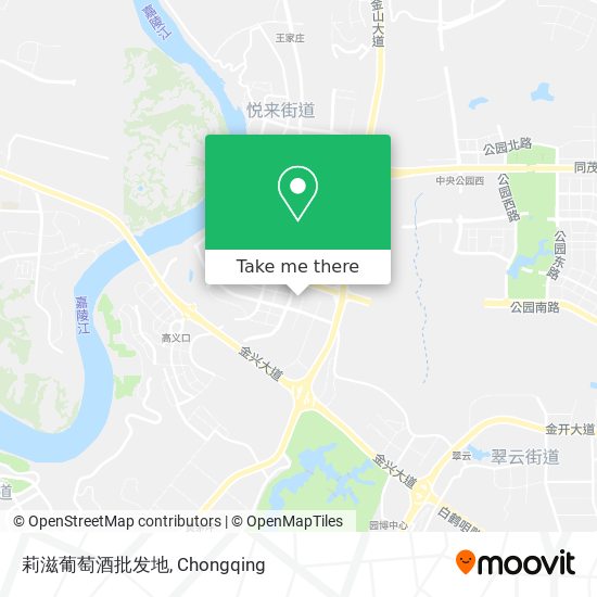莉滋葡萄酒批发地 map