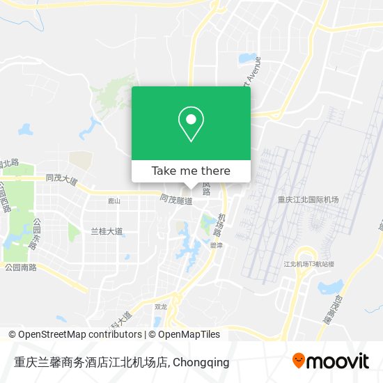 重庆兰馨商务酒店江北机场店 map