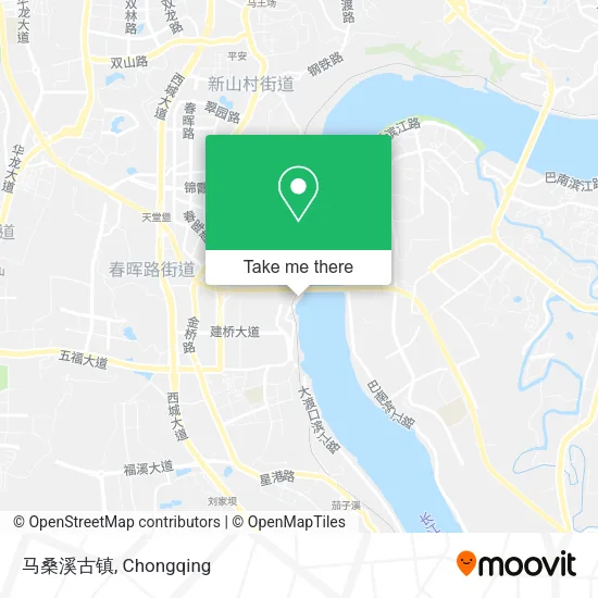 马桑溪古镇 map