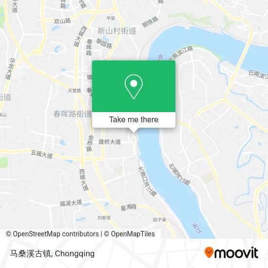 马桑溪古镇 map