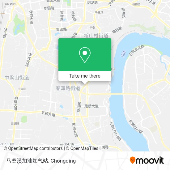 马桑溪加油加气站 map
