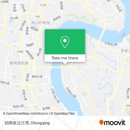 招商依云江湾 map