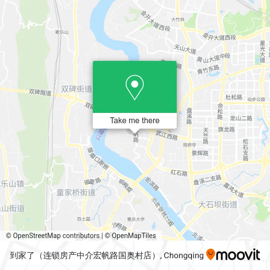 到家了（连锁房产中介宏帆路国奥村店） map