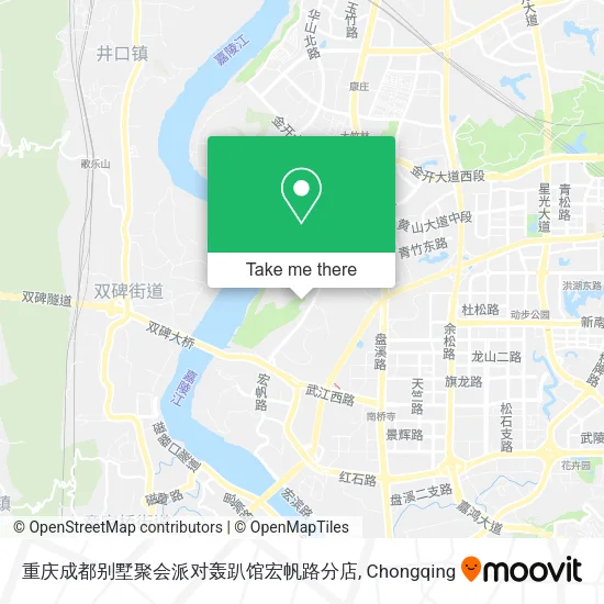 重庆成都别墅聚会派对轰趴馆宏帆路分店 map