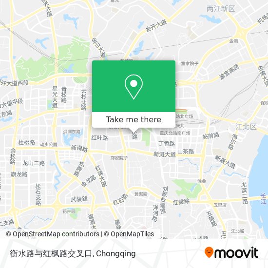 衡水路与红枫路交叉口 map
