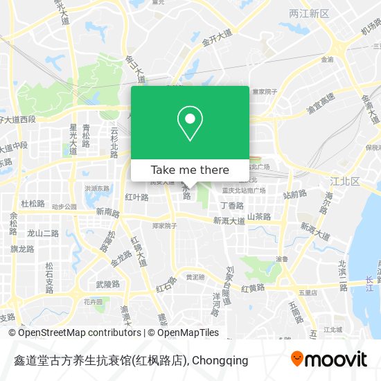 鑫道堂古方养生抗衰馆(红枫路店) map
