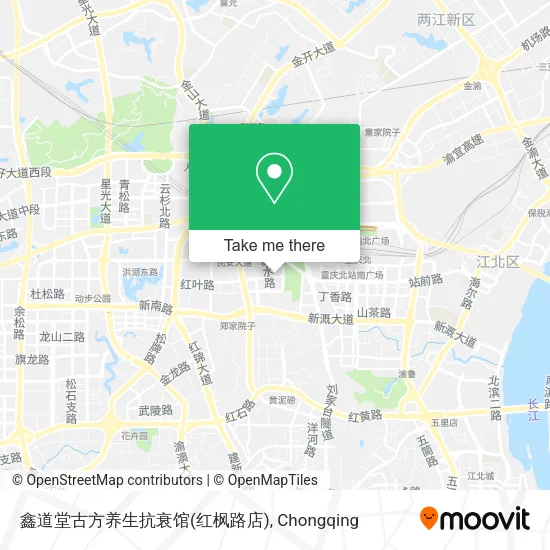 鑫道堂古方养生抗衰馆(红枫路店) map