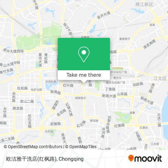 欧洁雅干洗店(红枫路) map