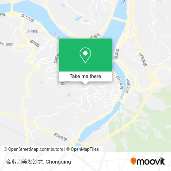 金剪刀美发沙龙 map