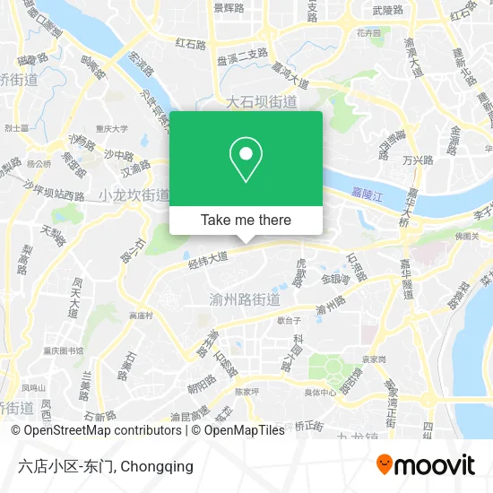 六店小区-东门 map