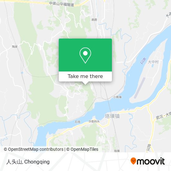 人头山 map