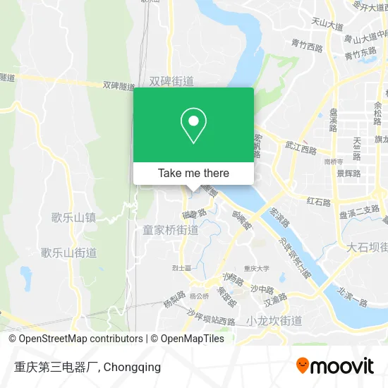 重庆第三电器厂 map