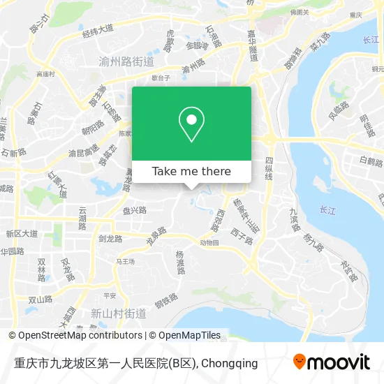 重庆市九龙坡区第一人民医院(B区) map