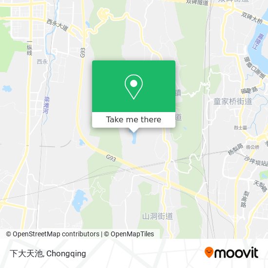 下大天池 map