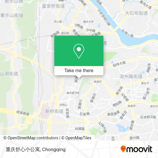 重庆舒心小公寓 map