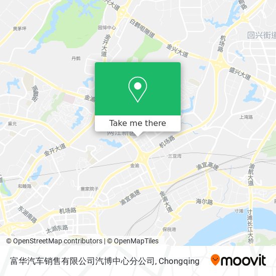 富华汽车销售有限公司汽博中心分公司 map