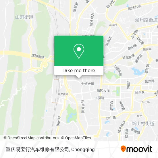 重庆易宝行汽车维修有限公司 map