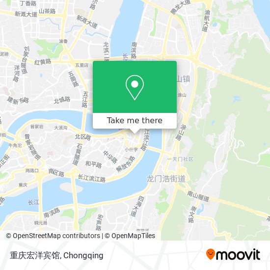 重庆宏洋宾馆 map