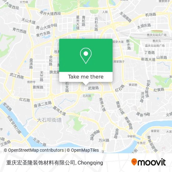 重庆宏圣隆装饰材料有限公司 map