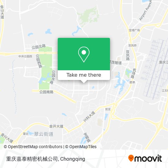 重庆嘉泰精密机械公司 map