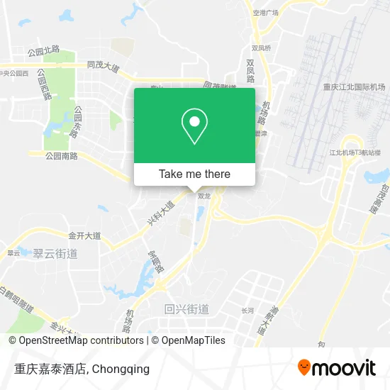 重庆嘉泰酒店 map