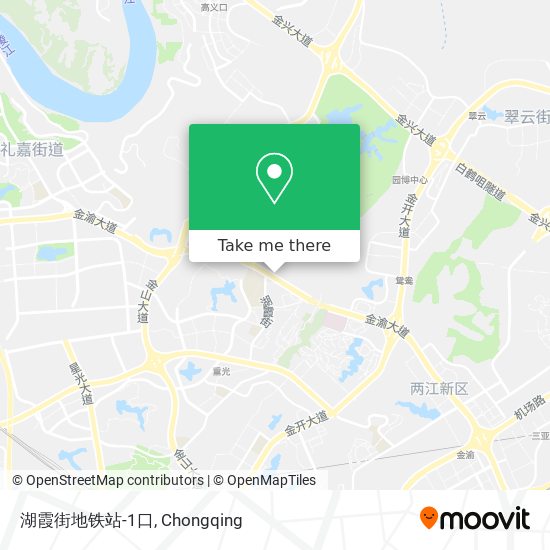 湖霞街地铁站-1口 map
