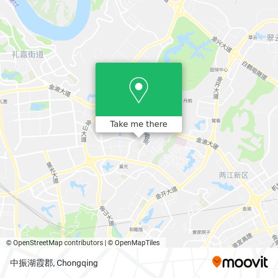 中振湖霞郡 map