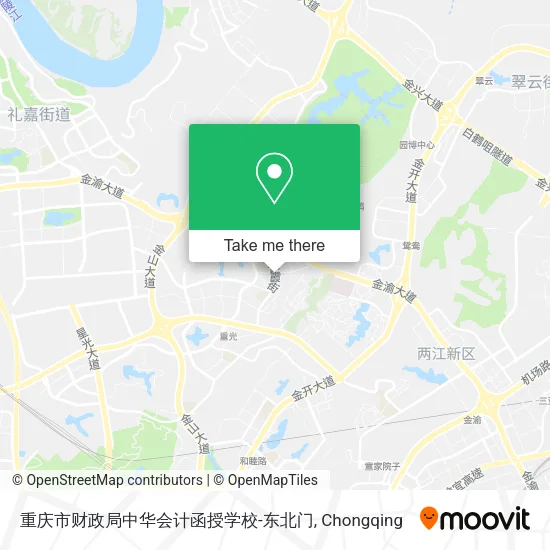 重庆市财政局中华会计函授学校-东北门 map