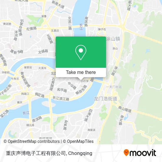 重庆声博电子工程有限公司 map