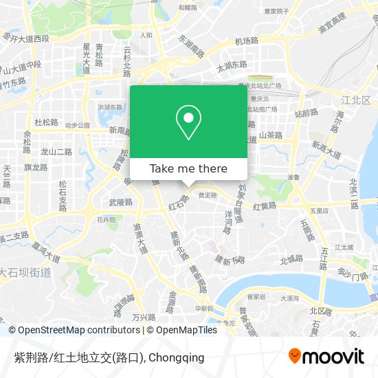 紫荆路/红土地立交(路口) map