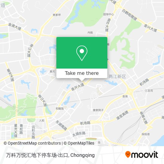 万科万悦汇地下停车场-出口 map
