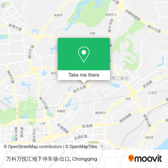 万科万悦汇地下停车场-出口 map