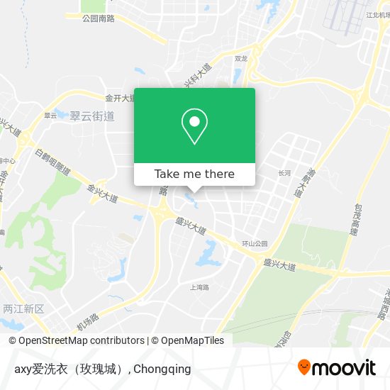 axy爱洗衣（玫瑰城） map