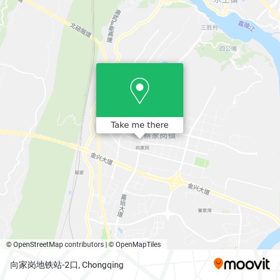 向家岗地铁站-2口 map