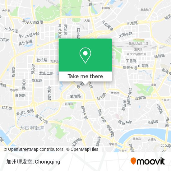 加州理发室 map
