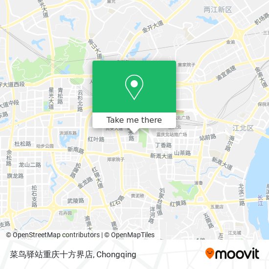 菜鸟驿站重庆十方界店 map