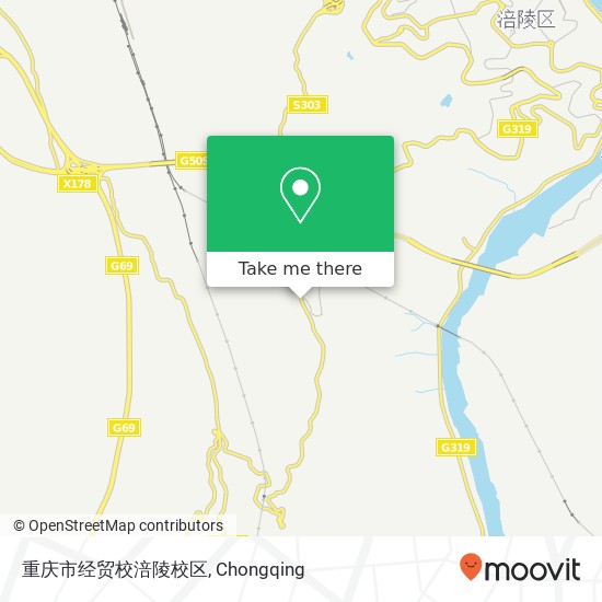 重庆市经贸校涪陵校区 map