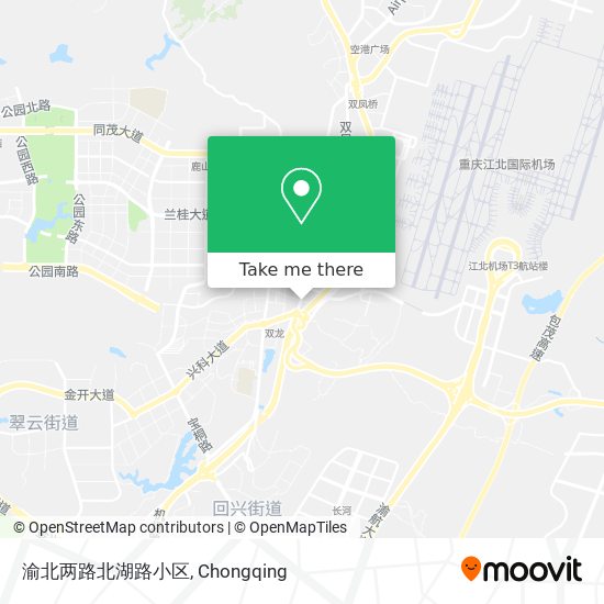 渝北两路北湖路小区 map